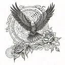 freedom, recovery, healing, learning from past,  tattoo design idea