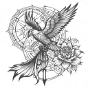 freedom, recovery, healing, learning from past,  tattoo design idea