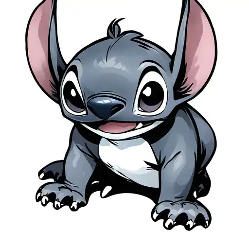 stich tattoo design idea