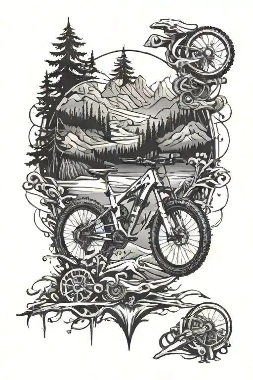 Mtb tattoo design idea