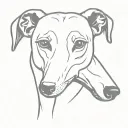 Greyhound tattoo design idea