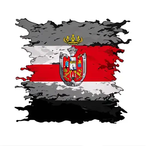 cybersigilism inspired by the Albanian flag tattoo design idea