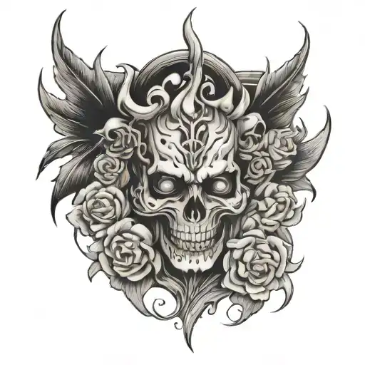 pain , alive tattoo design idea