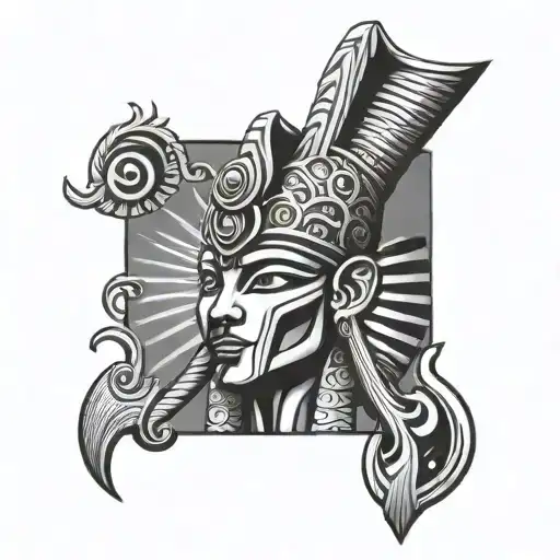 Osiris tattoo design idea