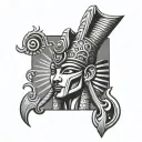 Osiris tattoo design idea