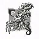 Osiris tattoo design idea