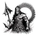 Trojan Warrior tattoo design idea