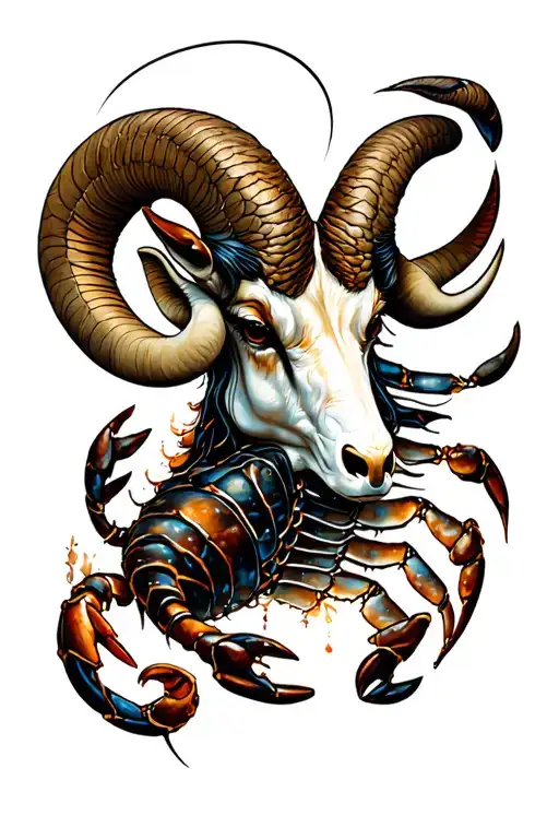 Aries Sagittarius and Scorpio  tattoo design idea