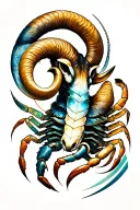 Aries Sagittarius and Scorpio  tattoo design idea