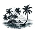 Guam island tattoo design idea