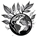 Earth Element tattoo design idea