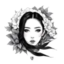 Korean tattoo design idea