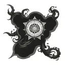 necromancy magic circle tattoo tattoo design idea