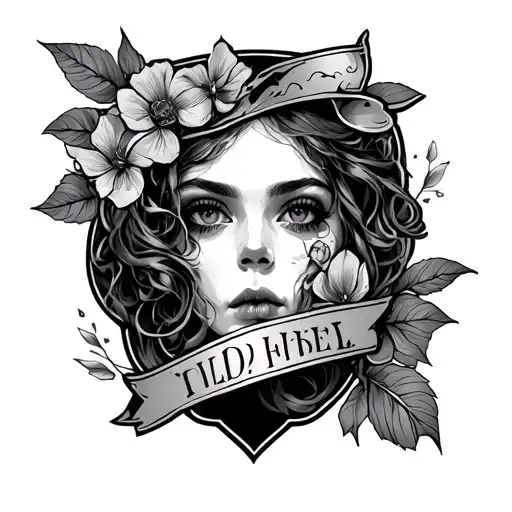 Around The Knee tattoo design idea