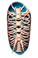 Rib tattoo design idea