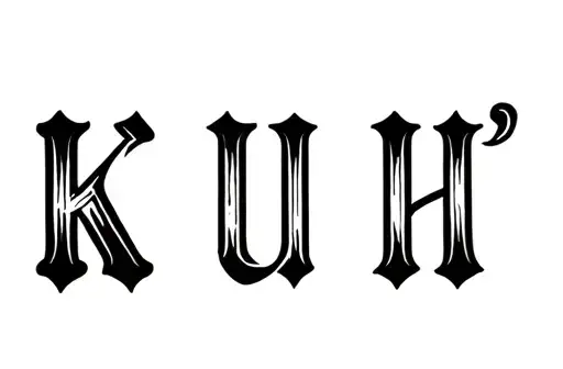 "KUH" tattoo design idea