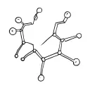 dopamine molecular structure tattoo design idea