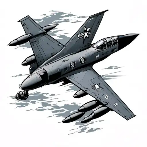 Air Force tattoo design idea