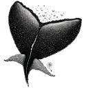 a whale tail tattoo design idea