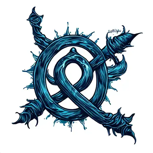 bipolar disorder symbol tattoo design idea