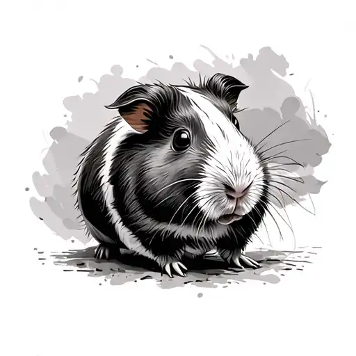 Guinea Pig tattoo design idea