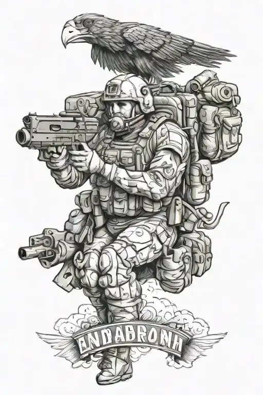 82nd Airborne Division tattoo design idea