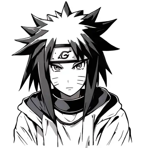 naruto anime pain nagato tattoo design idea