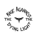"rage against the dying light" moth skull tattoo design idea