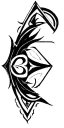 Sigil With A Triangle And 6 And 9 In The Middle Of The Triangle tattoo design idea