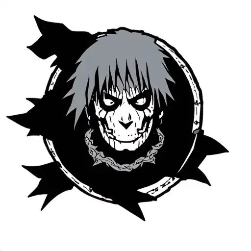 Trafalgar law one piece tattoo design idea