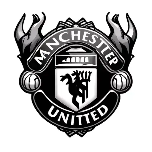 Manchester United devil tattoo design idea
