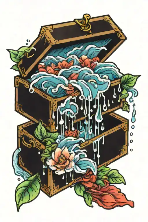 Box Of Rain tattoo design idea