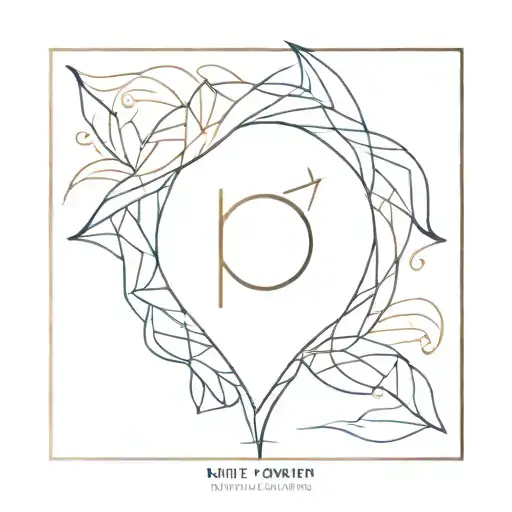 M and W incorporated tattoo design idea