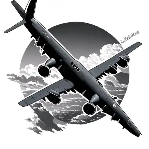 C130 tattoo design idea