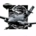 C130 tattoo design idea