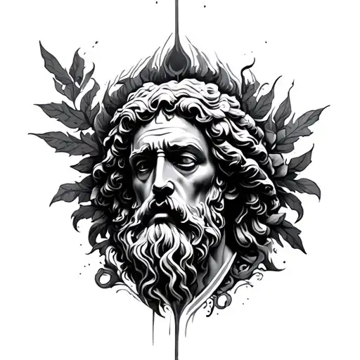 stoic virtues realism style tattoo tattoo design idea