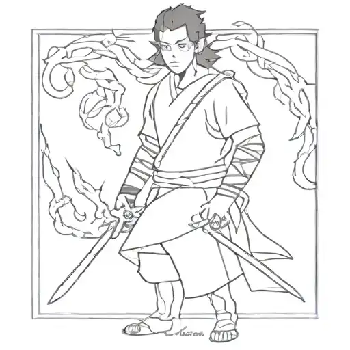 demon slayer tattoo design idea