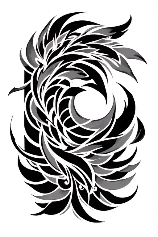 korean tribal patterns tattoo design idea