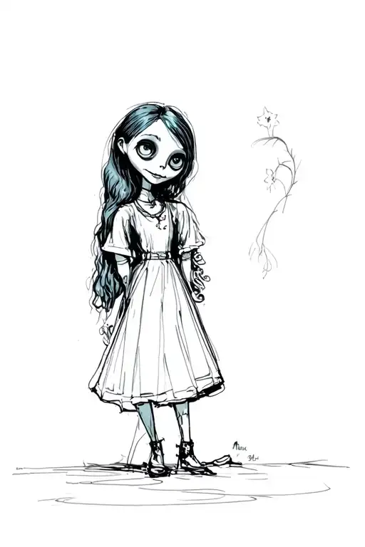 coraline jones tattoo design idea