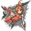 asuka ando eva 02 tattoo design idea