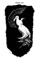 ROMANS 8:28 tattoo design idea