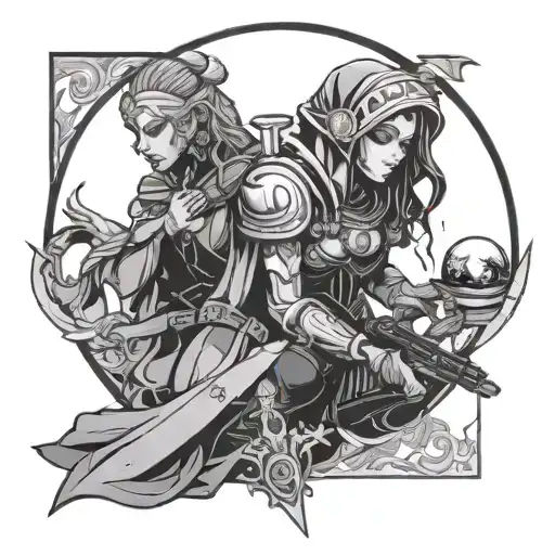 eris morn from destiny tattoo design idea