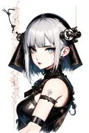 Automata 2B Fighting tattoo design idea