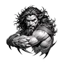 Samson tattoo design idea