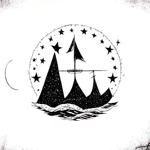 great comet of 1812 tattoo design idea