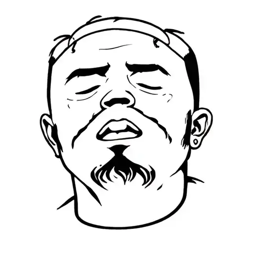 gangster cartoon character tattoo design idea