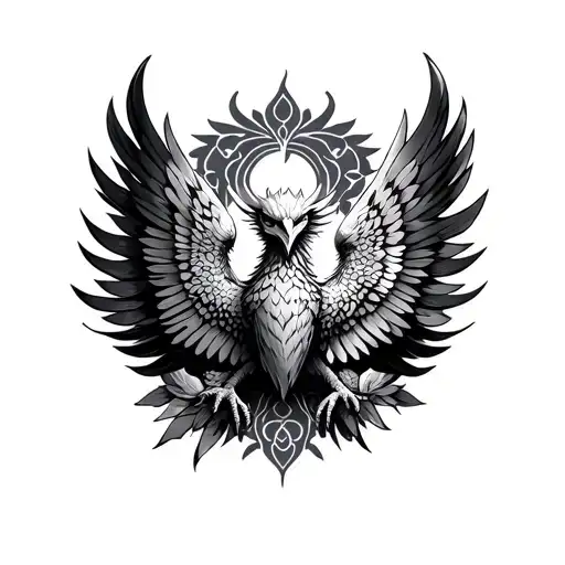 Garuda tattoo design idea