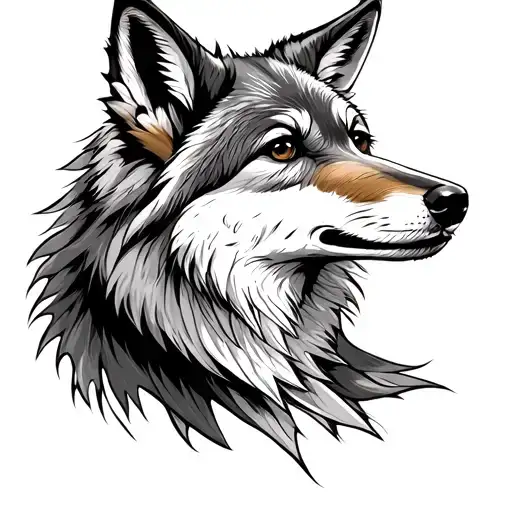 coyote et bipbip tattoo design idea