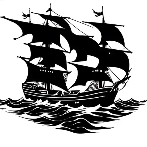 burn the ships cortes simple tattoo design idea