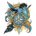 Percy Jackson tattoo design idea